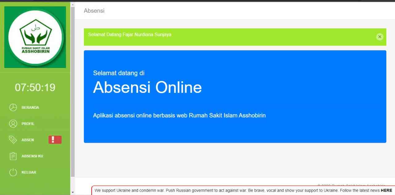 Kuliah Kerja Praktek Perancangan Bangun Sistem Absensi Berbasis Web ...