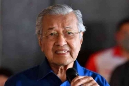 Mahathir Mohammad. Foto: Bernama via Kompas.com