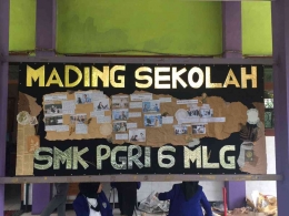 dokpri: Finishing Mading SMK PGRI 6 Malang