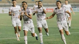 Selebrasi pemain Bali United saat mengalahkan Kedah FC. Sumber gambar: DetikSport