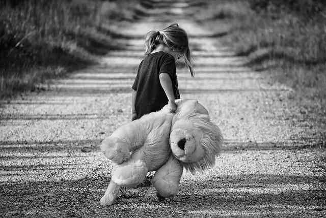 https://pixabay.com/photos/girl-walking-teddy-bear-child-walk-447701/