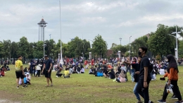 Aktivitas masyarakat saat car free day, Kudus, 26 Juni 2022 (Dok. Pribadi)