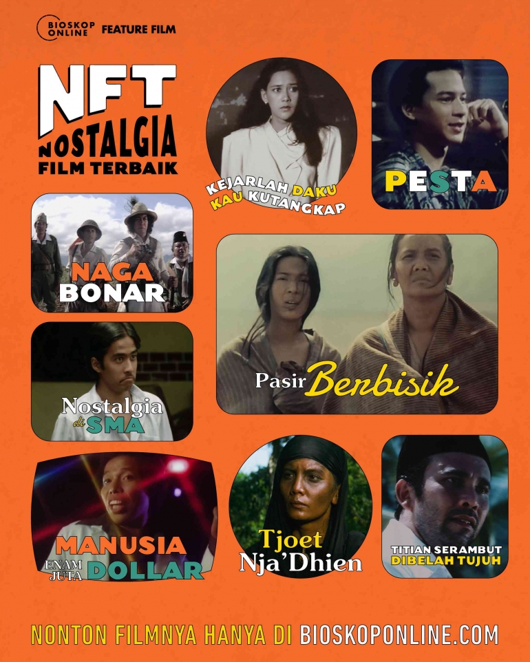 Beberapa film klasik yang bisa diakses di NFT/GoodWork