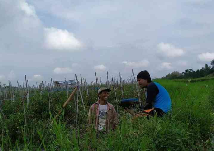Dokpri. Petani Desa Cibuntu, Kuningan, Jawa Barat