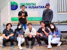 Kenangan bersama rekan-rekan mahasiswa Ilmu Komunikasi Universitas Dian Nusantara Jakarta. Dokpri