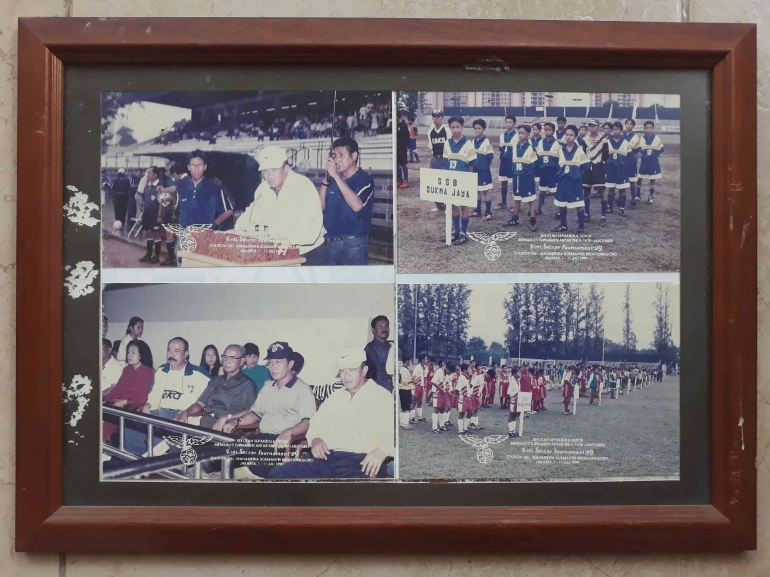 Dokumen Matahari Kid's Soccer Tournament 1999 di Galeri Sekretariat SSB Sukmajaya. Foto: Supartono JW
