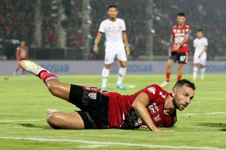 Ilija Spasojevic andalan Bali United | Sumber foto: Kompas.com/suci rahayu