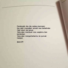 Puisi Pandanglah Aku / Dokpri @ams99 By. TextArt