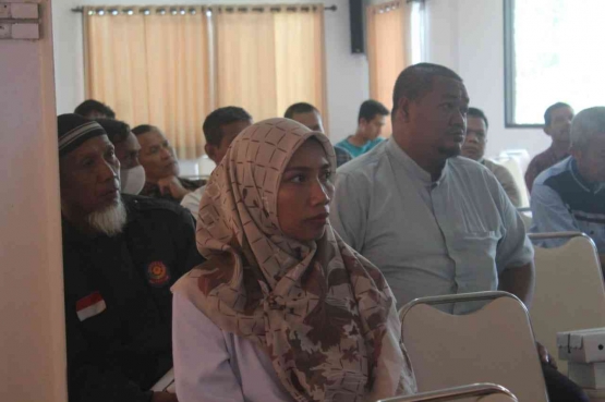 Peserta yang merupakan Takmir Masjid/Mushola afiliasi Muhammadiyah di Kabupaten Blitar tampak antusias menyimak penjelasan narasumber. Dok/panitia