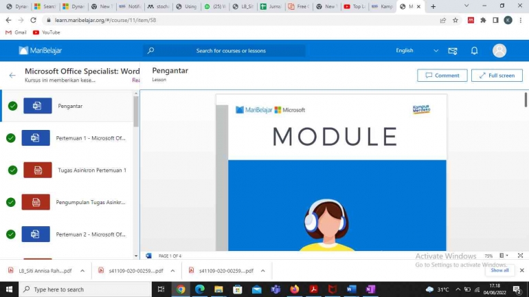 kelas asinkron. Dokpri