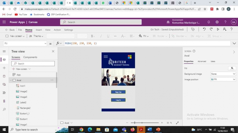 Pelaksanaan Capstone project. Dokpri