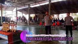 Kapolres Samosir Buka Secara Resmi Pertandingan Futsal Pelajar Putra dan Putri dan Umum (Dokpri)