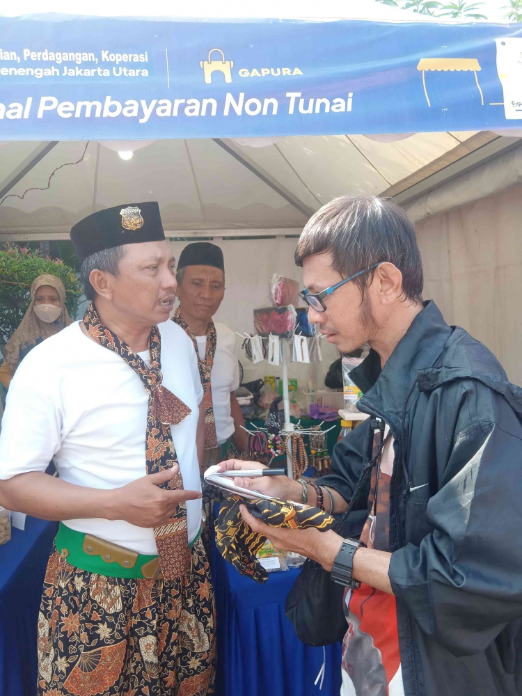 Pelaku UMKM Bir Pletok Jawara Bang Ian Persatuan Betawi/Foto: Noval Verdian.  