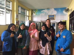 Gambar 5. Foto bersama 1 Guru dan Pembimbing dari SD Muhammadiyah 3 Ciledug (Dokpri)