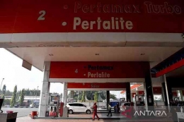 Pembatasan pembelian BBM Jenis Pertalite akan segera di berlakukan di beberapa daerah, foto: Antaranews.co.
