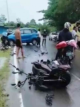 Kecelakaan Motor dan Mobil (liputan6.com)