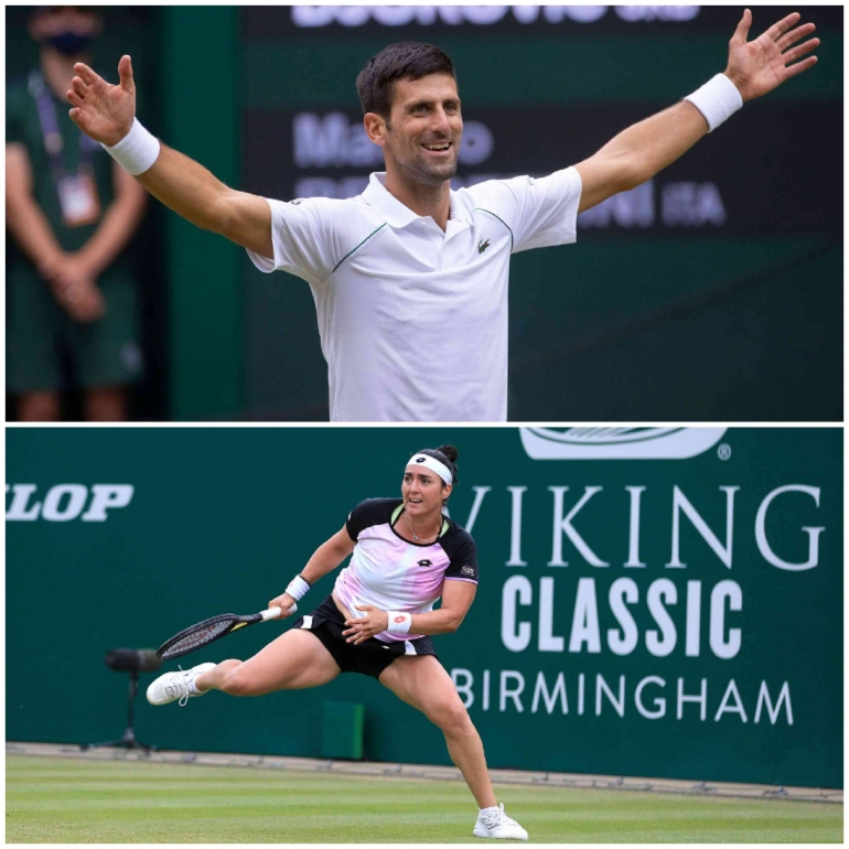 Novak Djokovic dan Ons Jabeurs lanjut ke QF Wimbledon 2022. Sumber foto : wimbledon.com