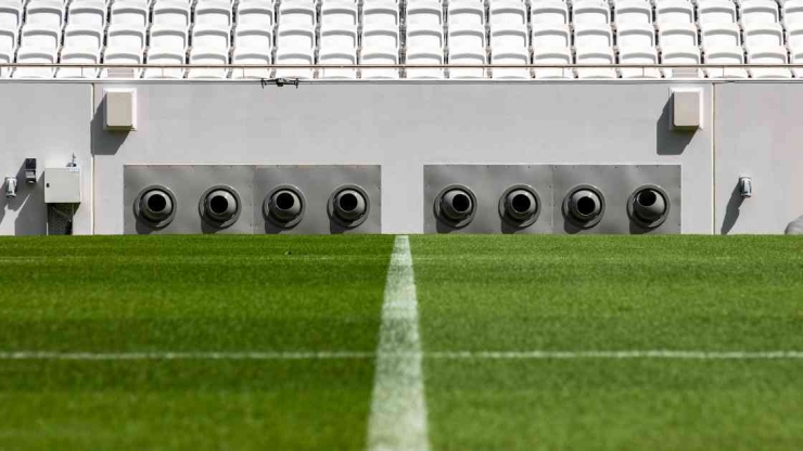 Sistem pendingin di salah satu stadion yang dipakai untuk Piala Dunia 2022 di Qatar. (Sumber: Situs resmi Piala Dunia 2022/qatar2022.qa)