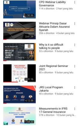 Internet membuka peluang menimba ilmu dengan minim biaya dan waktu fleksibel. Gambar: Screenshot YouTube Aktuaris Indonesia Official