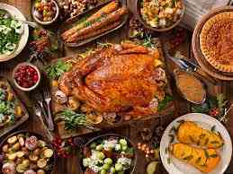 (Makanan Thanksgiving yang populer disajikan saat makan malam. Sumber: thespruceeats.com)