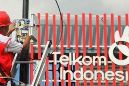 foto penggunaan jaringan Telkom Indonesia (sumber: Kompas.tekno)