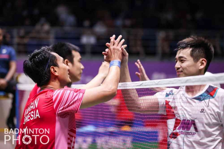 Kemenangan The Daddies setelah mengalahkan pasangan Ganda Putra Malaysia (Foto : Badminton Photo)