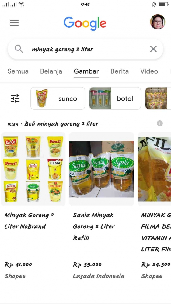 Dokpri Harga minyak goreng _4