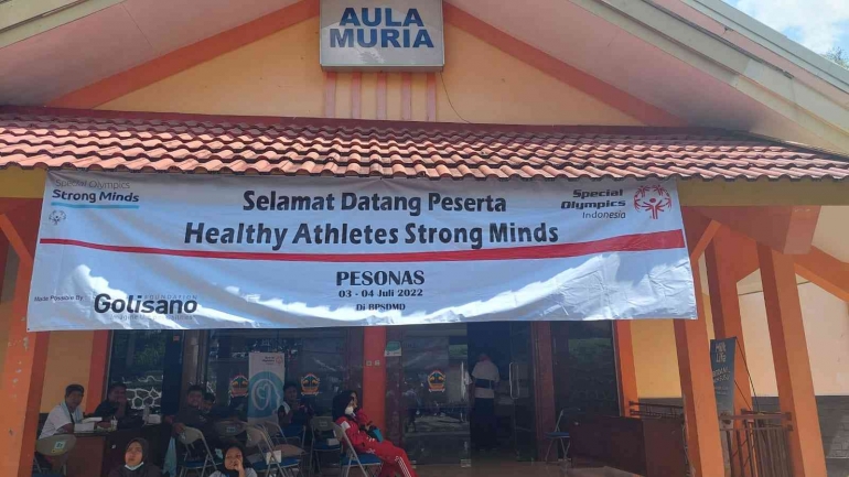 Tempat penyelenggaraan Tes Kesehatan Healthy Athlete di Gedung Muria BPSDMD Semarang / Dok.Pri (Yunita Kristanti)