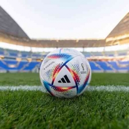 All Rihla adalah bola resmi Piala Dunia Qatar Foto : aseanfootball.org.