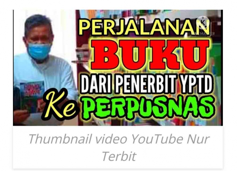 Wawancara dengan Pak Thamrin Dahlan melalui reportase video YouTube (foto: Nur Terbit)