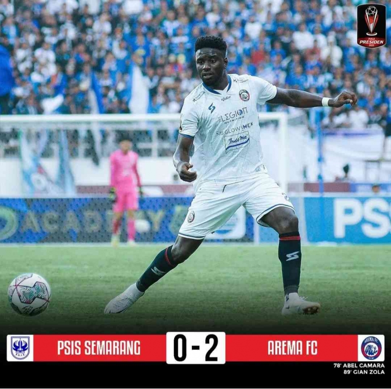 Pertandingan antara PSIS Semarang VS Arema FC yang digelar di Stadion Jati Diri, Semarang, pada Kamis (7/7/2022) (Dok : @Pengamatsepakbola) 