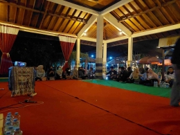 Suasana penutupan KKNT UPNVJT se-Kecamatan Bareng di Bale Tani/dokpri