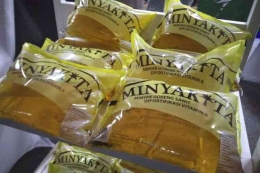 Minyakita seharga Rp 14.000 per liter. (KOMPAS.com/Kiki Safitri)