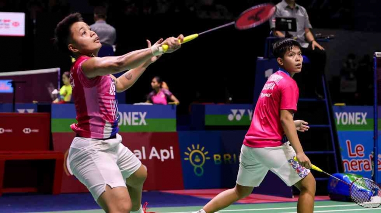 (Apriyani Rahayu-Siti Fadia Silva Ramadhanti Dok: bwfworldtour.bwfbadminton.com)