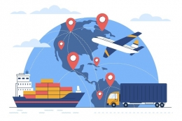 Ilustrasi negara dapat mendorong perdagangan internasional. (sumber: Freepik.com/Freepik via kompas.com)