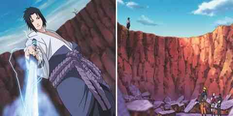 Sasuke vs Tim 7 dalam seri Naruto Shippuden. (Sumber: dok. CBR.com)