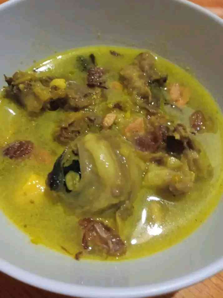 Gule, salah satu masakan populer saat hari raya Qurban (dokpri) 