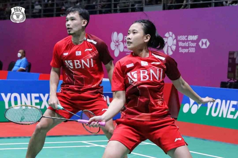 Rinov/Phita berhasil melaju ke final Malaysia Masters 2022. | Dok PBSI