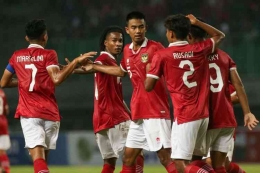 Para pemain Timas U-19/Foto Kompas.com/Kristoanto Purnomo