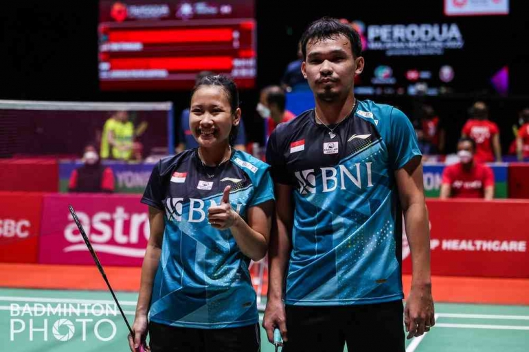 Kemenangan Rinov Rivaldy dan Phita Haningtyas Mentari di Malysia Masters 2022 (Foto : Badminton Photo)
