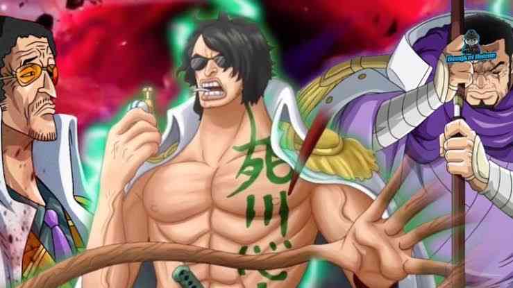 Spoiler One Piece 1054, Ryokugyu lebih kuat dari Kizaru dan Fujitora! (Sumber: Youtube @FK Anime)