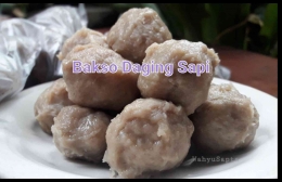 Bakso Daging Sapi. | Foto: Wahyu Sapta.