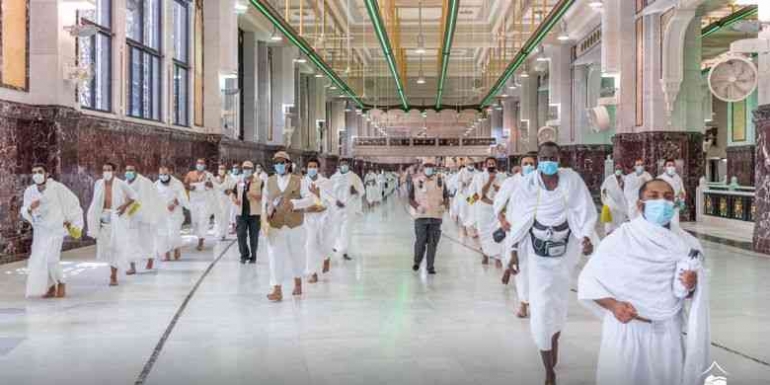 ilustrasi Sa'i sebagai salah satu rangkaian ibadah haji dan umrah-sumber: dokumentasi Kementerian Haji Arab Saudi diunggah dari kompas.com