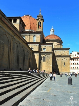 Basilika San Lorenzo- Florence. Sumber: dokumentasi pribadi