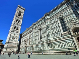 Giotto's Campanile dan Duomo. Sumber: dokumentasi pribadi