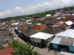 Kawasan padat penduduk di Desa Suela, Lombok Timur. Dokpri