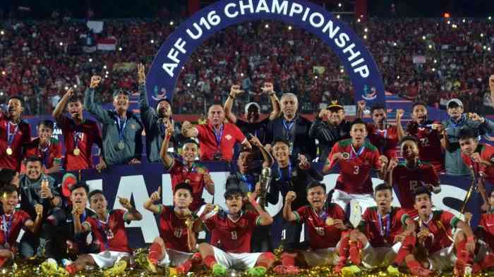 Indonesia juara Piala AFF U-16 (tribunnews.com)