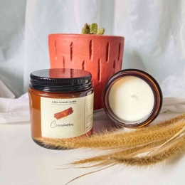 Lilin aromaterapi aroma cinnamon-Dokumentasi pribadi
