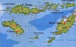 Peta Provinsi Nusa Tenggara Timur (NTT). republiknews.co.id