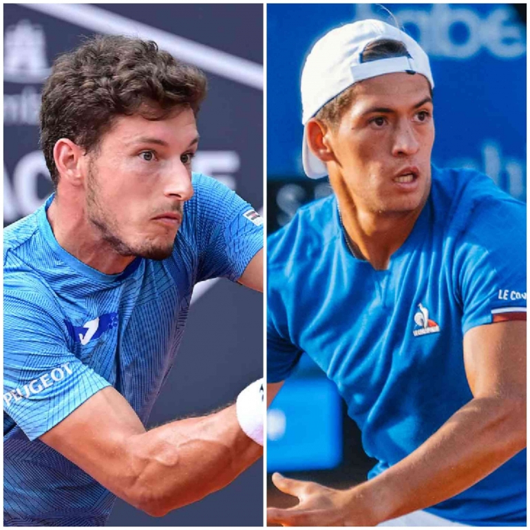 Pablo Careno(spanyol) dan Sebastian Baez(argentina), dua semifinalis Swedia Terbuka 2022.  Sumber foto : atptour.com